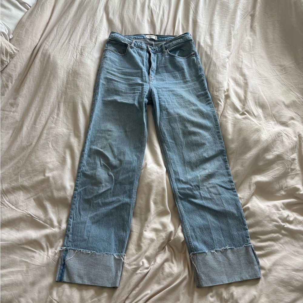 Abercrombie & Fitch Light Blue Flare Jeans